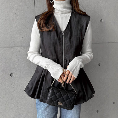 【トップス】Vネック ノースリーブ ベスト 【JZシリーズ】