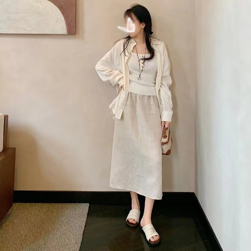 【シューズ】ヴィンテージ風カジュアルリゾートビーチフラットサンダル