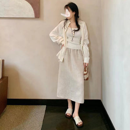 【シューズ】ヴィンテージ風カジュアルリゾートビーチフラットサンダル