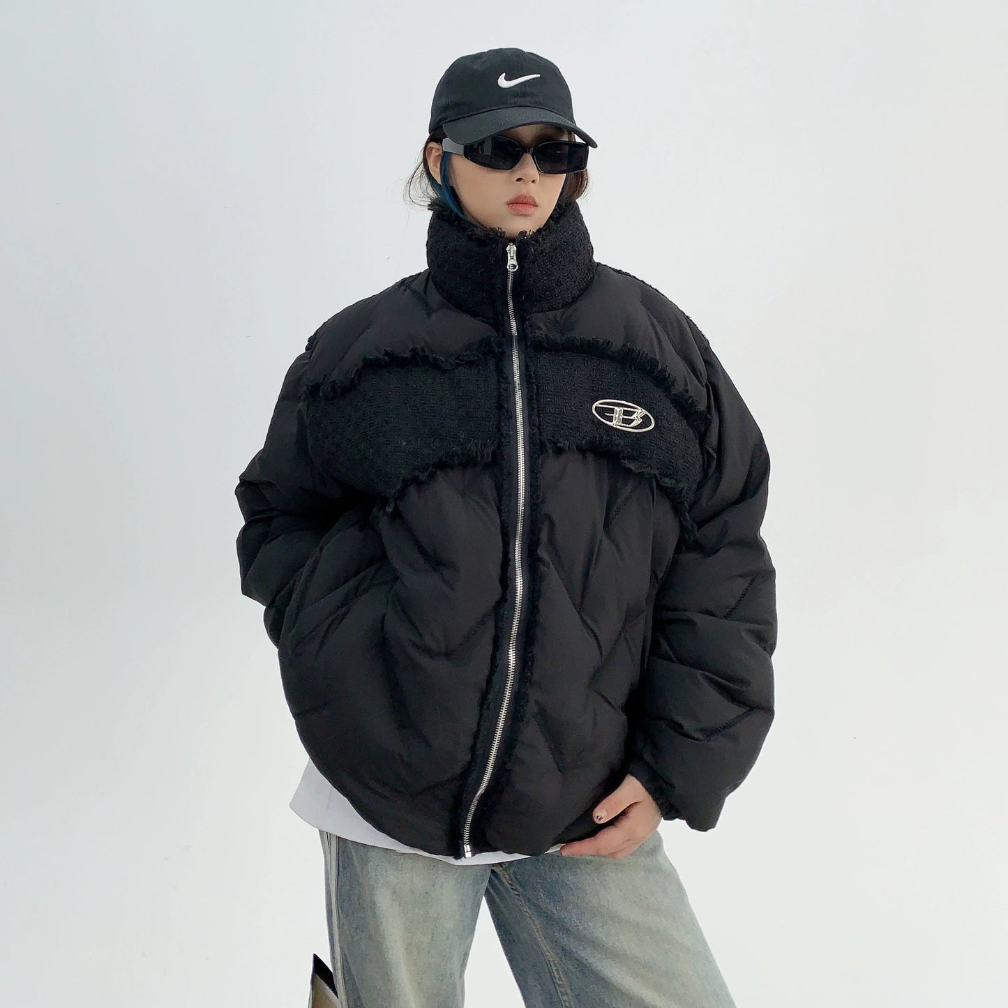 【アウター】春 秋 冬 高級感 シャネル風 レトロ カップル用 厚手 刺繍 綿入れコート【FCシリーズ】