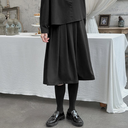 【ボトムス】春 秋 冬 ハイウエスト Aライン プリーツスカート 【AHシリーズ】