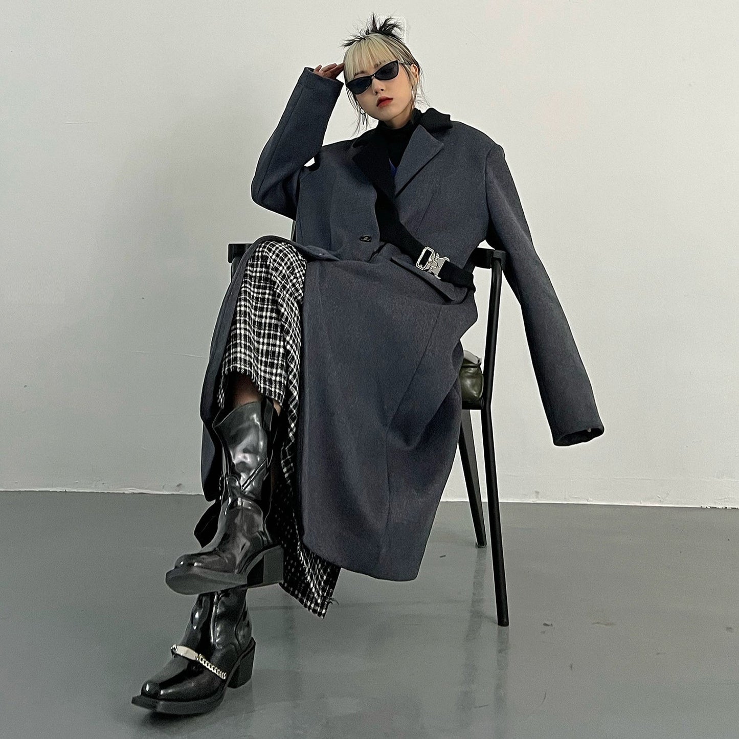 【アウター】秋 冬 高級感 新作 合わせやすい スーツジャケットコート【FCシリーズ】