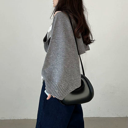 【トップス】イレギュラー 春 秋 冬 ショート丈  レイヤード セーター 【JZシリーズ】