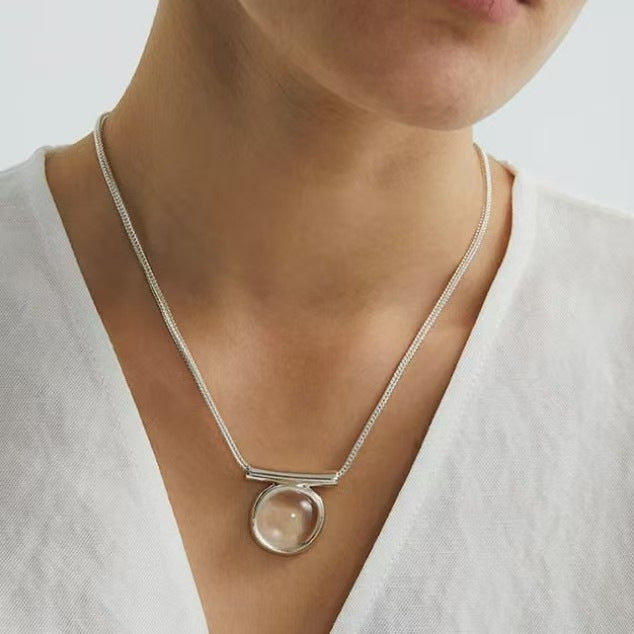 【🎁 B2G1｜先行スタート！】【グッズ】変形クリスタルペンダント 小粒ネックレス／デザインチョーカー