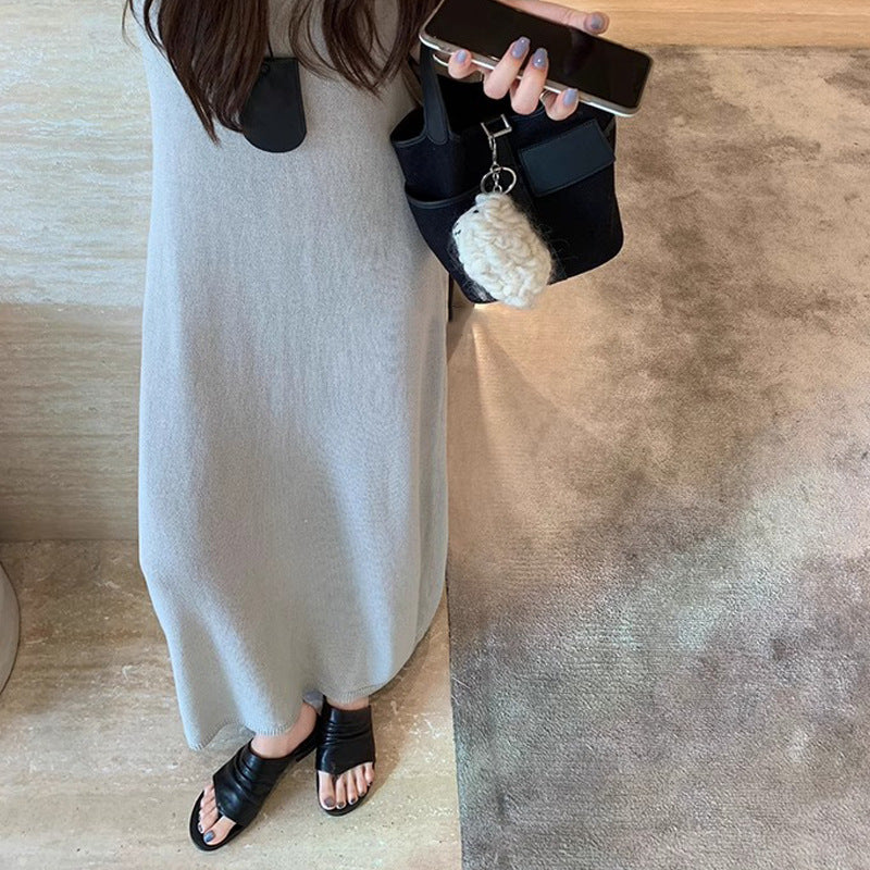 【シューズ】ミニマル×ギャザーサマーミュール｜ワイドアッパー×チャンキーヒールの履きやすさ抜群レディースサンダル