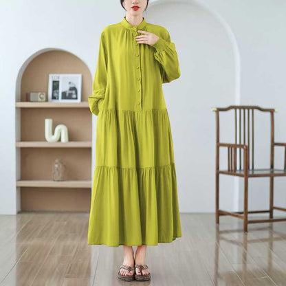 【ワンピース】春 秋 夏 大きいサイズ 細見え ロング ワンピース 【JZシリーズ】