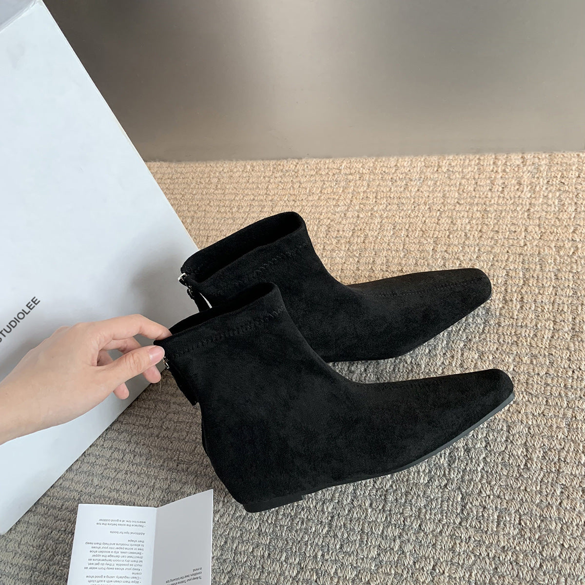 【シューズ】春 秋 冬 スクエアトゥ ナイトライダーブーツ 【JZシリーズ】