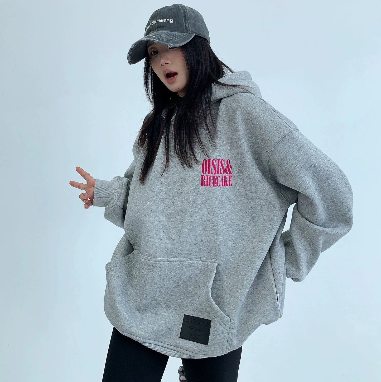 【24AW】【トップス】追加TYPE 高級感 アルファベット プリント 裏起毛 パーカー 【FCシリーズ】