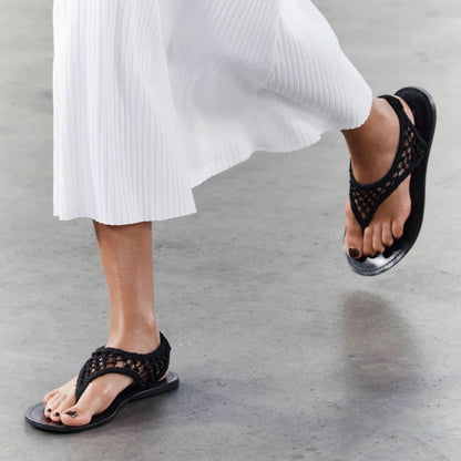 【シューズ】夏 個性派デザイン トングタイプ ローマン サンダル 【JZシリーズ】