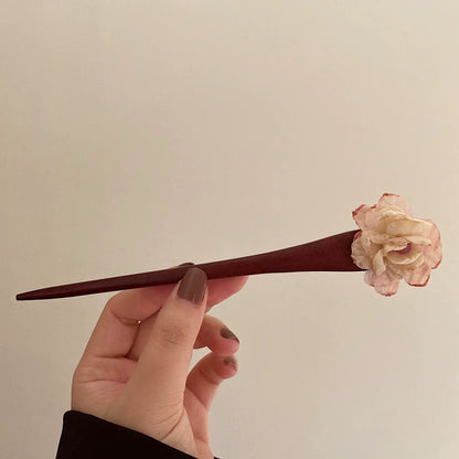 【グッズ】かんざし レディース 花モチーフ レトロ ヘアアクセサリー 和風 まとめ髪用【SHシリーズ】