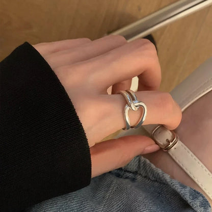 【🎁 B2G1｜先行スタート！】【グッズ】メタル オープンリング レディース クール 上質