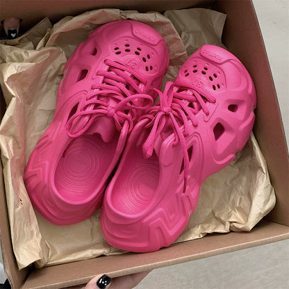 【シューズ】夏 ストリート 厚底 涼やか サンダル