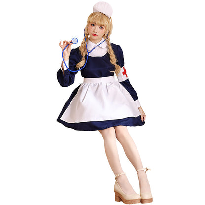 【ハロウィン】 コスプレ ナース キャラクター コスチューム メイド ナースドレス ステージ衣装