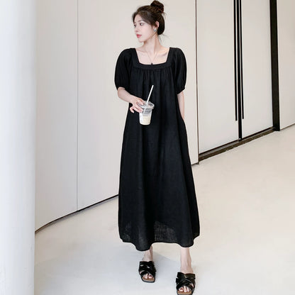 【ワンピース】上品 大きいサイズ ゆったり 半袖 ワンピース 【JZシリーズ】