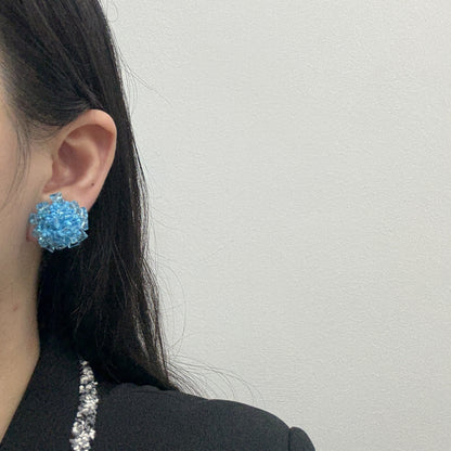 【🎁 B2G1｜先行スタート！】【グッズ】春 秋 夏 冬 ナチュラル リゾート風 編み レジン ピアス