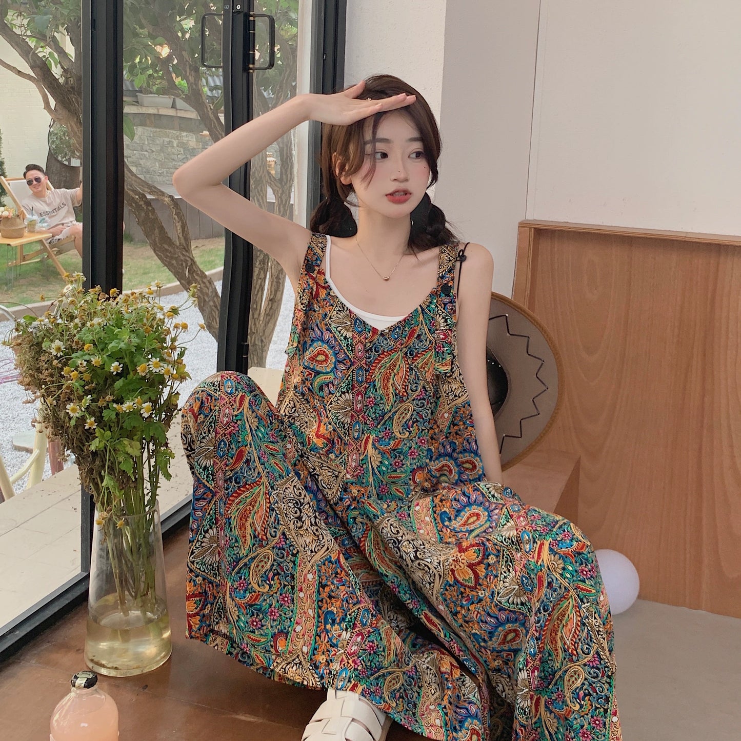 【下裝】寬鬆、休閒、寬鬆、oversized、春夏、連身褲【SH系列】