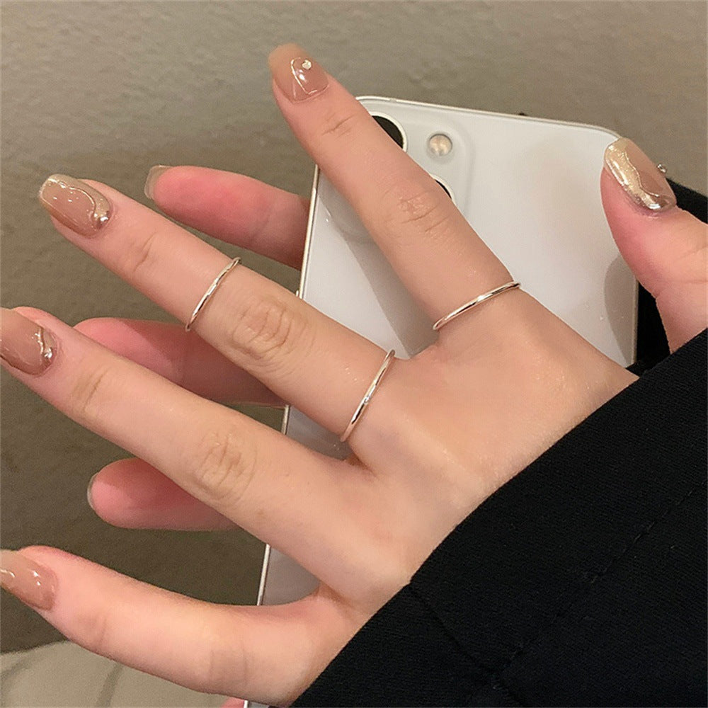 ✨5点選べて ¥8,999✨【50+タイプ展開】【グッズ】国風不規則オープンリング レディース 個性派 シンプル 高見え デイリーアクセサリー