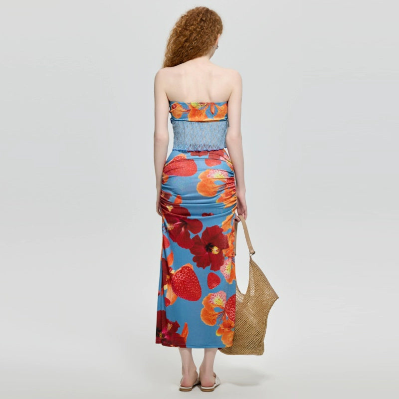 【グッズ】夏 ギャル系 ビキニ 水着＋スカート＋ショーツ 3点セット【SHシリーズ】