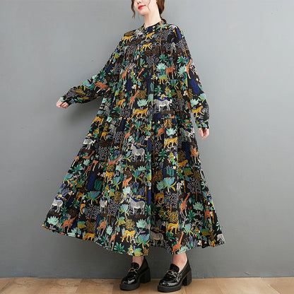 【ワンピース】大きいサイズ  上質感＆大人可愛い シルエットすっきり カジュアル花柄 【SHシリーズ】