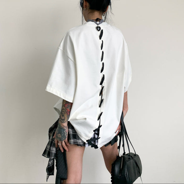 【トップス】夏 アメリカンスタイル レトロ ストリング Ｔシャツ【FCシリーズ】