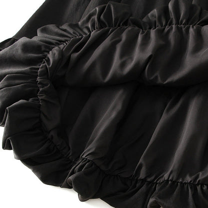 【ボトムス】春 秋 ギャザー バルーン ヒップカバー 着回しやすい スカート 【SHシリーズ】