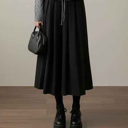 【セットアップ】春 秋 冬  ニットカーディガン + スカート 2点上下セット 【JZシリーズ】