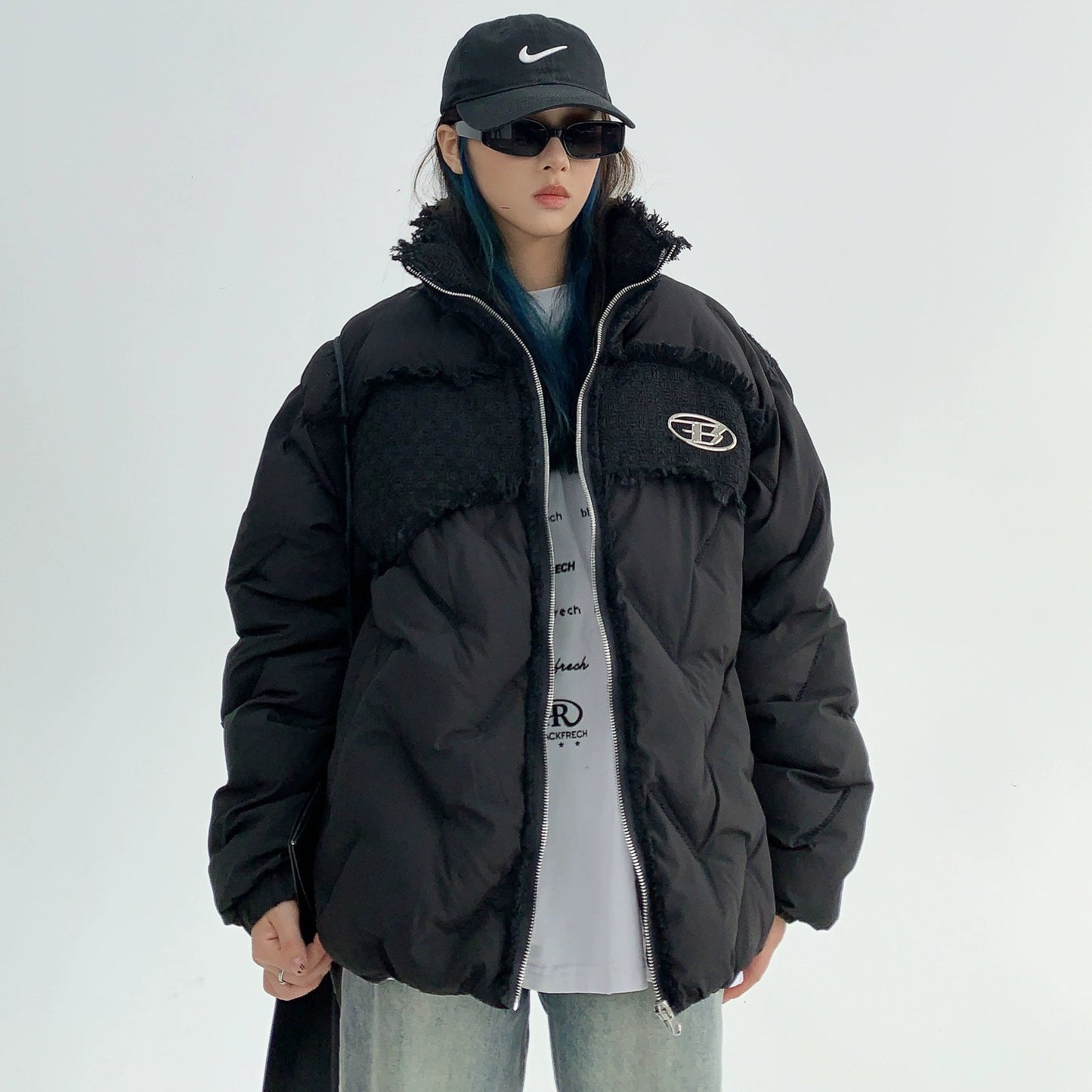 【アウター】春 秋 冬 高級感 シャネル風 レトロ カップル用 厚手 刺繍 綿入れコート【FCシリーズ】