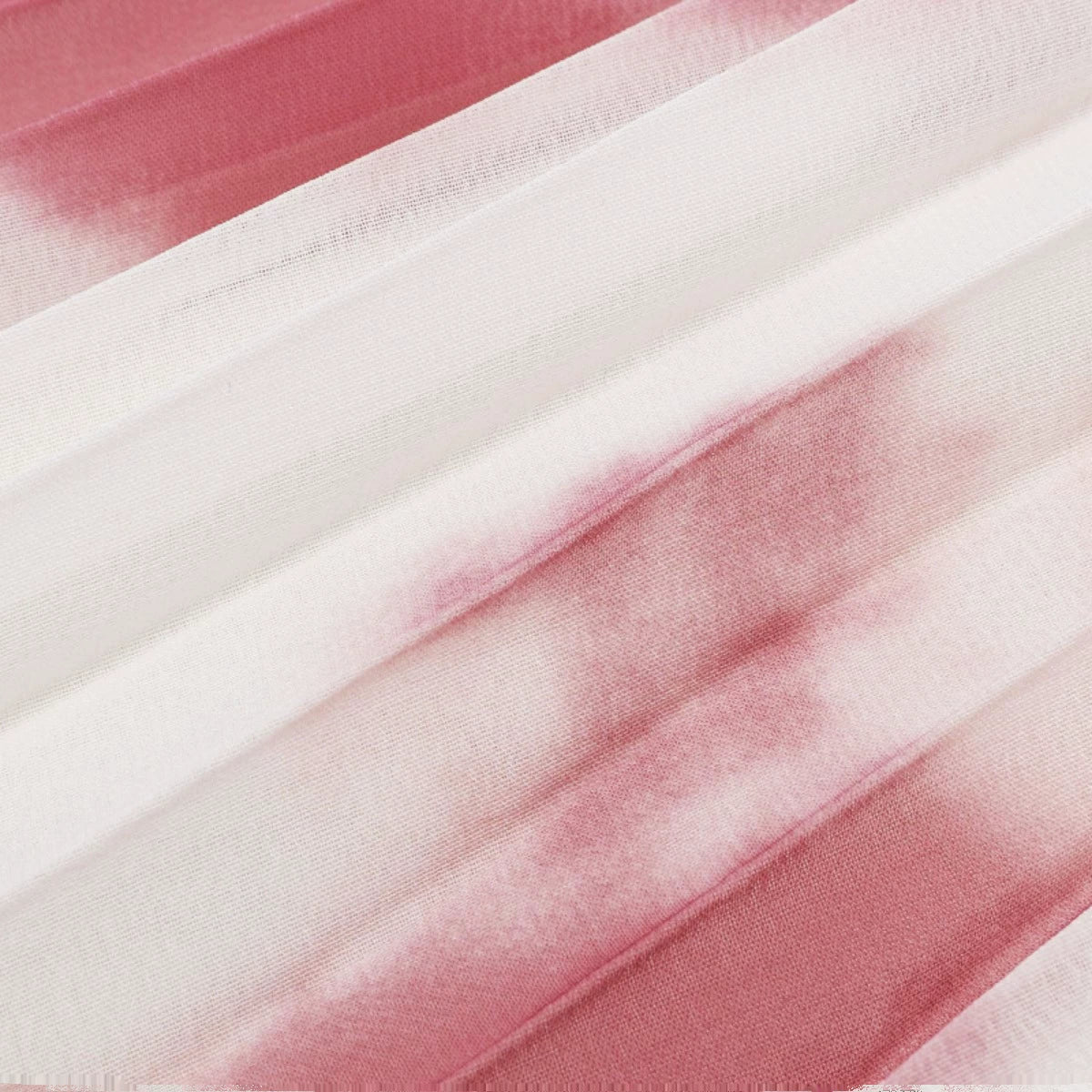 【ワンピース】【10～15日内発送】タイダイ染め レッド 海辺リゾート ノースリーブワンピース【SHシリーズ】