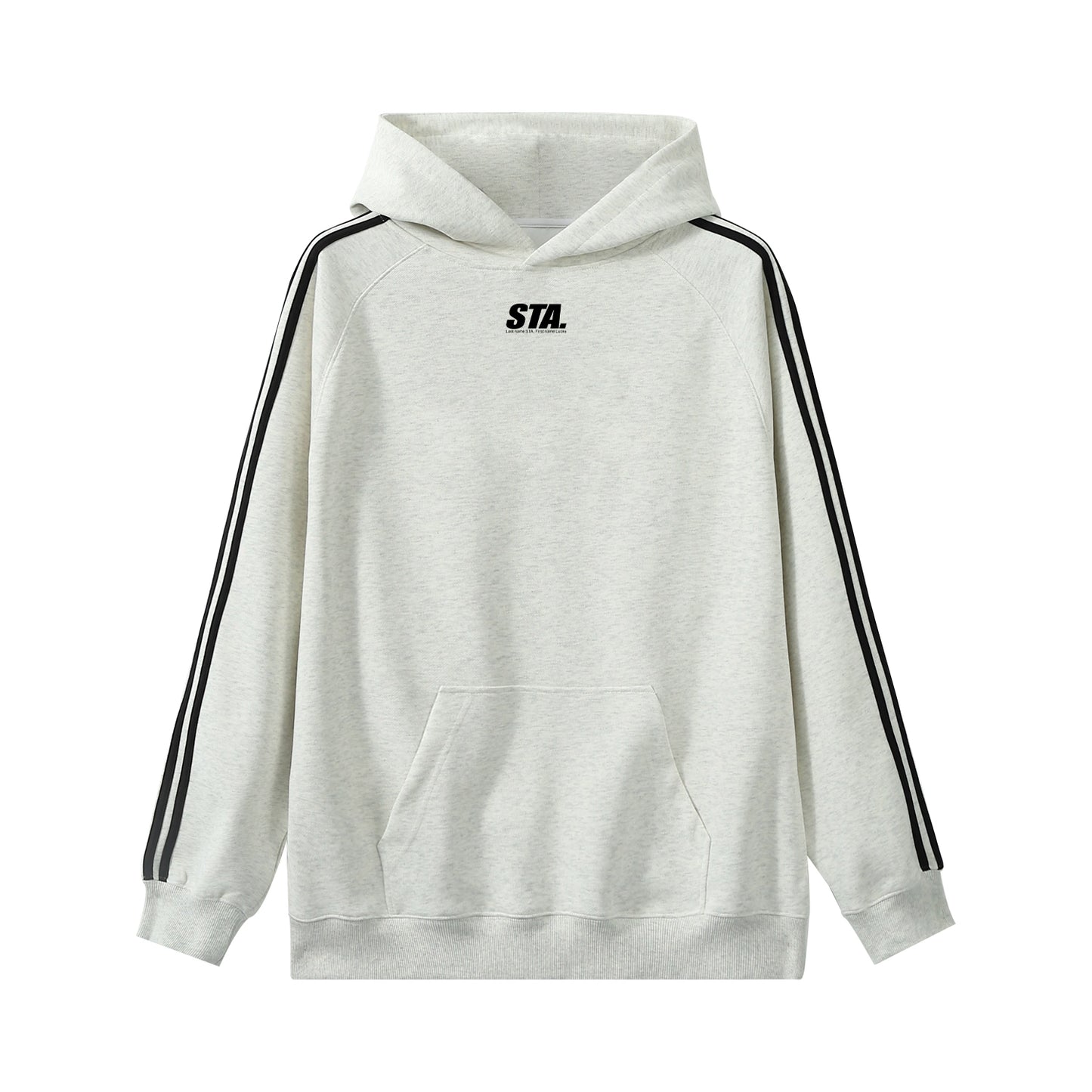 【トップス】3ストライプ フード付きスウェット ユニセックス  ゆったり ストリートスポーツ パーカー【FCシリーズ】