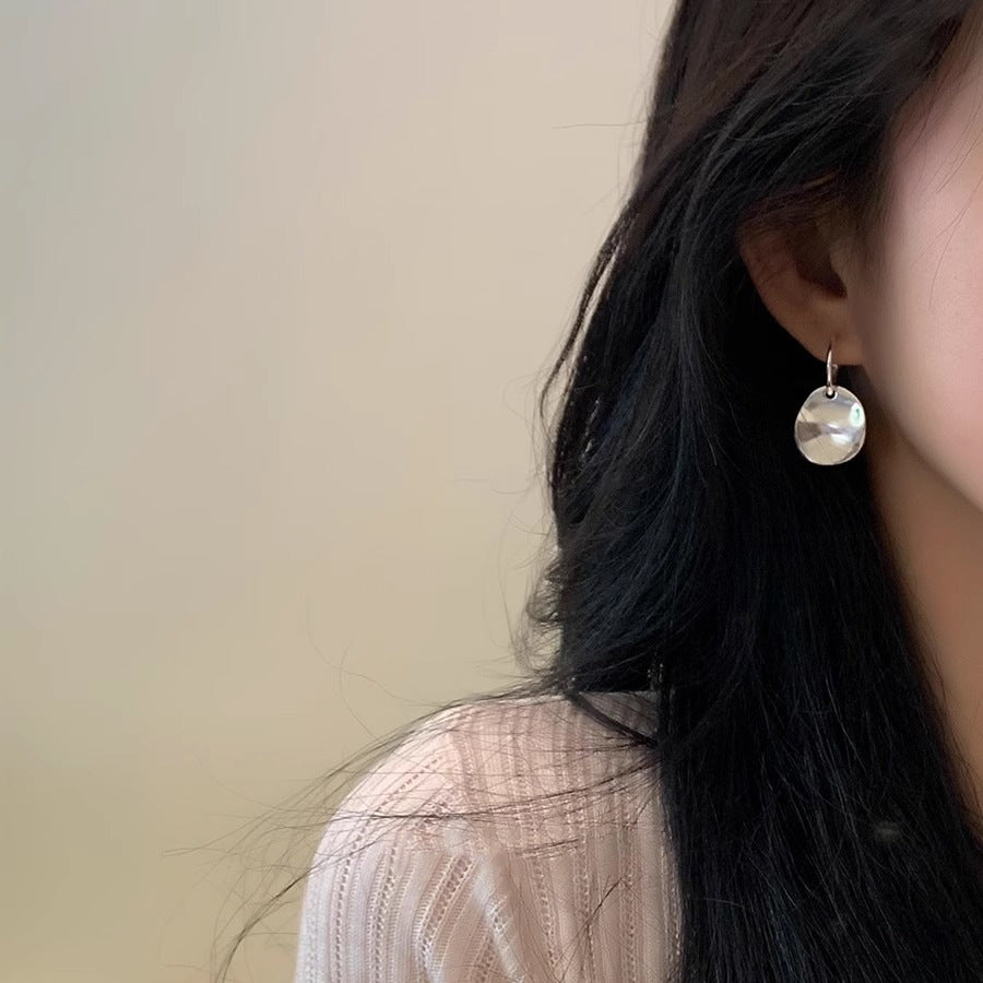 【🎁 B2G1｜先行スタート！】【グッズ】韓国風 デザイン感 プリーツ風 シンプルお洒落  ピアス