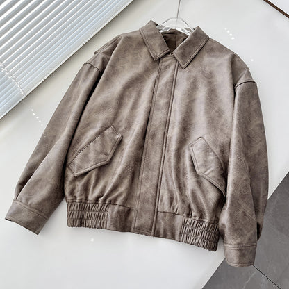 【24AW】【アウター】高品質 レトロ ルーズ ジャケット