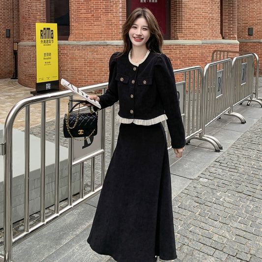 【セットアップ】ファッション シャネル風 着痩せ 気質よい 合わせやすい 2点セット【JZシリーズ】