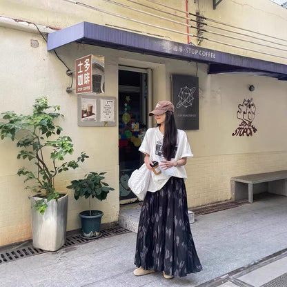 期間限定⭐️60%OFF【ボトムス】プリーツ フレア ゆったり ゆったり スカート 【SHシリーズ】