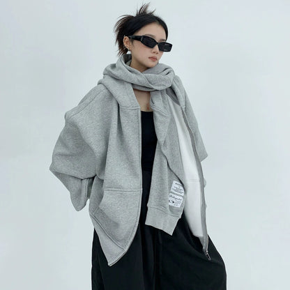 【24AW】【アウター】追加TYPE フェイクレイヤード 裏起毛 フード付き ジャケット【FCシリーズ】