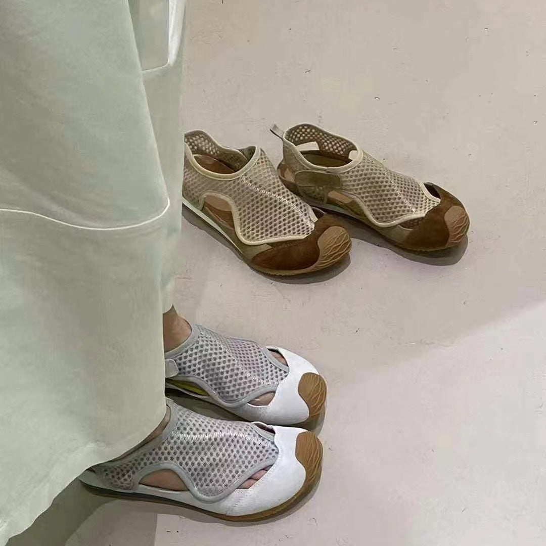 【シューズ】【15～20日内発送】夏 スリッポン クロスストラップ バックストラップ スポーツサンダル 【JZシリーズ】