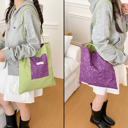 【バッグ】エスニック風 花柄 キャンバスバッグ 大容量 布バッグ バケットバッグ 【SHシリーズ】