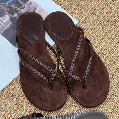 【シューズ】夏 着まわしやすい  グルカ サンダル