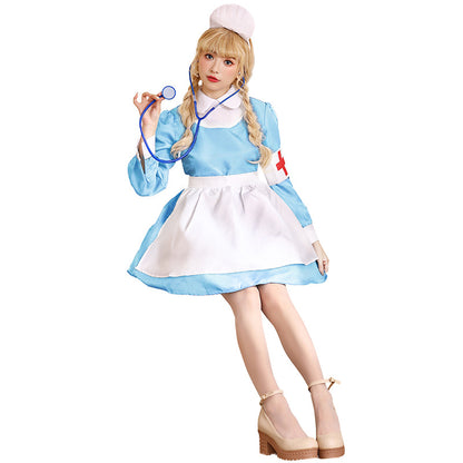 【ハロウィン】 コスプレ ナース キャラクター コスチューム メイド ナースドレス ステージ衣装