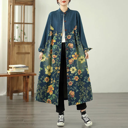 期間限定⭐️60%OFF【ワンピース】切り替え 切り替え プリント トレンチコート 長袖 ワンピース 【SHシリーズ】