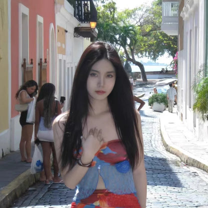 【グッズ】夏 ギャル系 ビキニ 水着＋スカート＋ショーツ 3点セット【SHシリーズ】