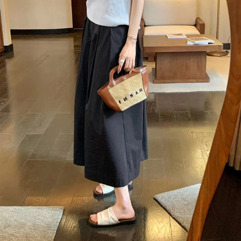 【シューズ】ヴィンテージ風カジュアルリゾートビーチフラットサンダル