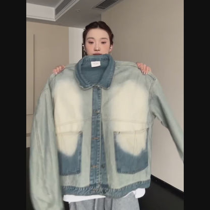 [外套] 復古春秋拉鍊牛仔夾克【FC系列】