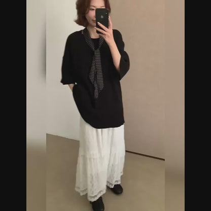 [下裝] 優雅蕾絲春夏長裙