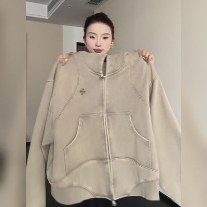 [外套] 美式春秋復古連帽外套 [FC系列]